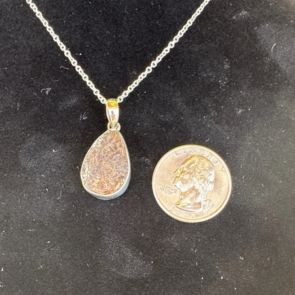 Astrophyllite Pendant 925 silver